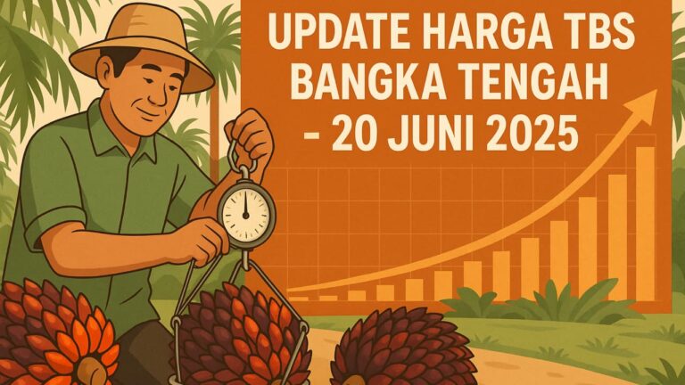 Harga TBS Sawit Bangka Tengah 20 Juni Naik, Petani Diimbau Pantau Stabilitas
