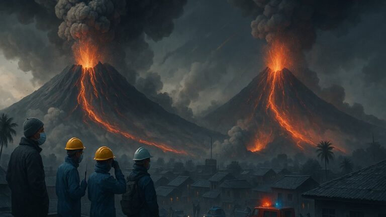 Kembali Erupsi: Gunung Raung dan Gunung Ibu Aktif Lagi Hari Ini