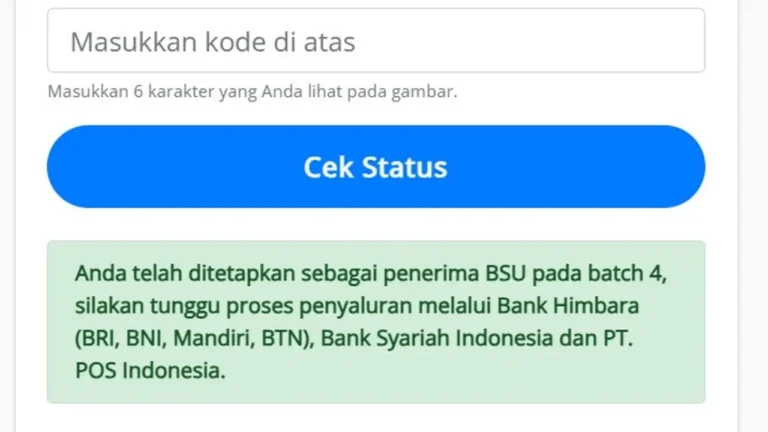 BSU Batch 4 Cair Kapan? Berikut Cara Cek Secara Real Time