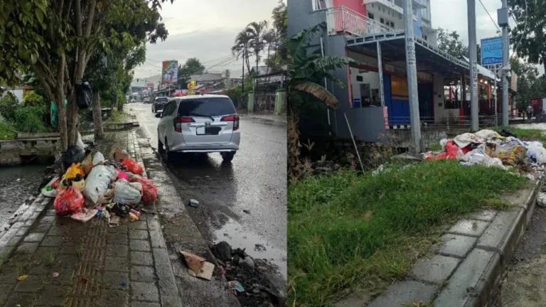 Trotoar Pasar Waru Koja Disulap Jadi Tempat Sampah Warga Gelisah