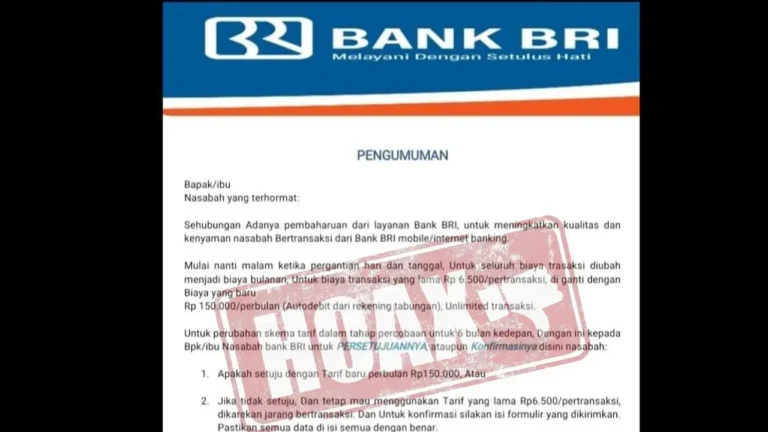 Penipuan Phishing Catut Nama BRI Marak Lagi di Juli 2025
