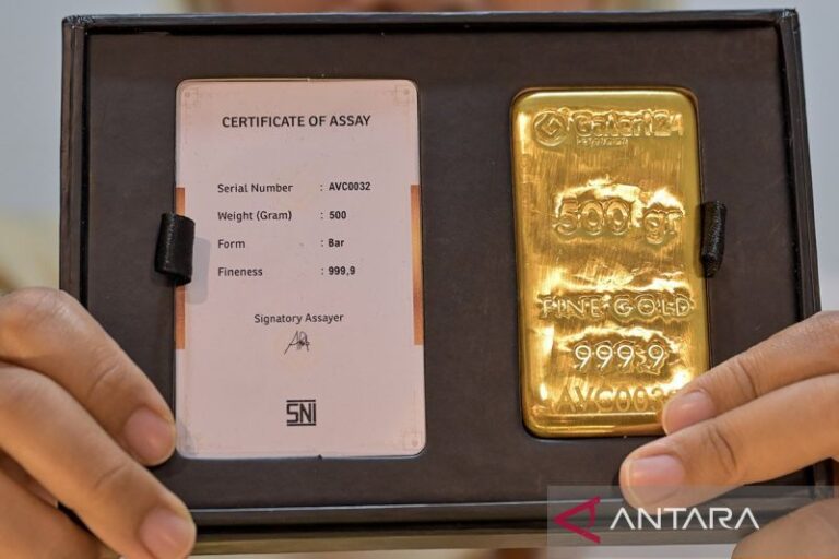 Harga Emas di Pegadaian Kamis Ini Alami Fluktuasi