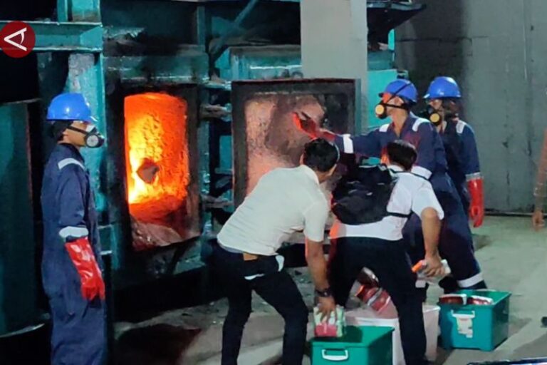 Polri Musnahkan 2,1 Ton Narkoba di Cilegon