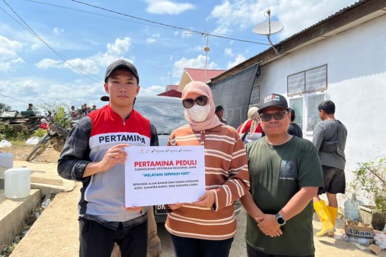 Pertamina Dukung Pemulihan Wilayah Terdampak Banjir di Aceh