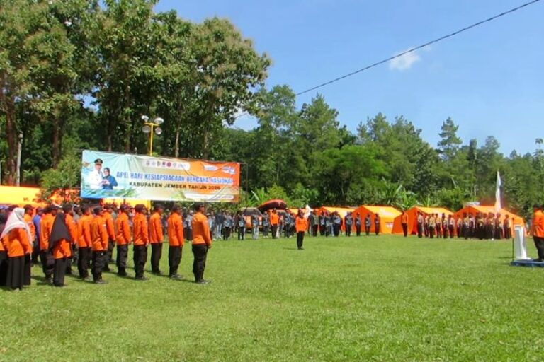 Hari Kesiapsiagaan Bencana, Relawan Terlibat Aktif di Jember