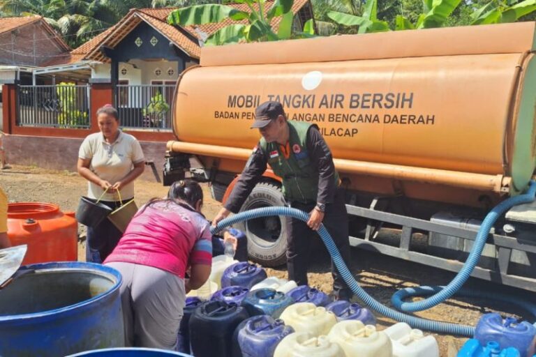 Jumlah Desa Terdampak Kekeringan di Cilacap Meningkat